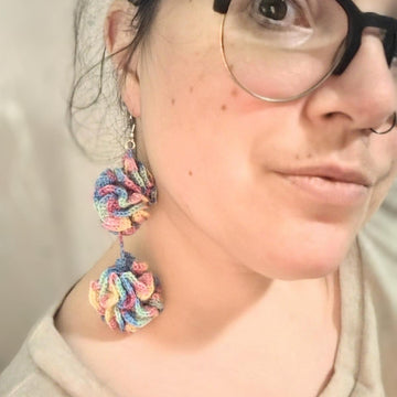 Crazy Poodle Earrings