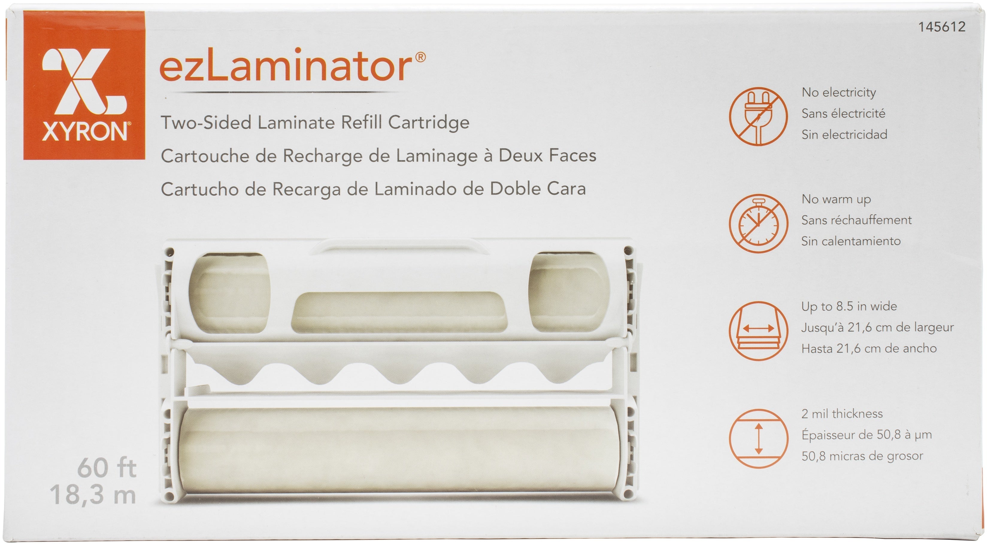 Xyron Creative Station Laminate/Adhesive Cartridge 9"X60' - 603036