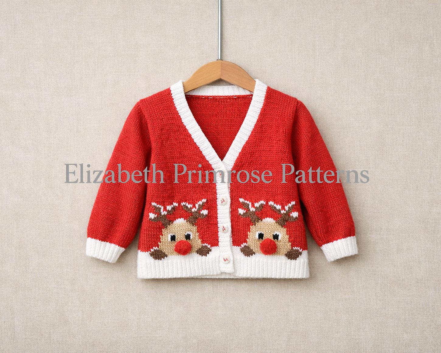 Rudolph in the Snow Cardigans P108