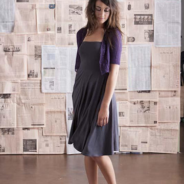 Medallion-edged shrug