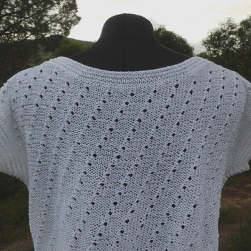 SUZANNE, top in lace pattern