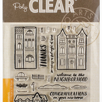 Hero Arts Clear Stamps 4"X6" - Welcome Neighbor