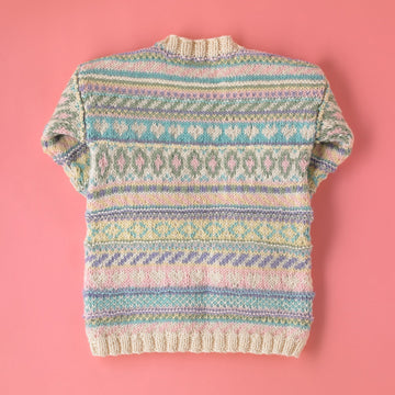 Fizzy Fairisle Jumper for Kids - Free Knitting Pattern in Paintbox Yarns Wool Mix Aran