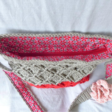 Cable diamond bag