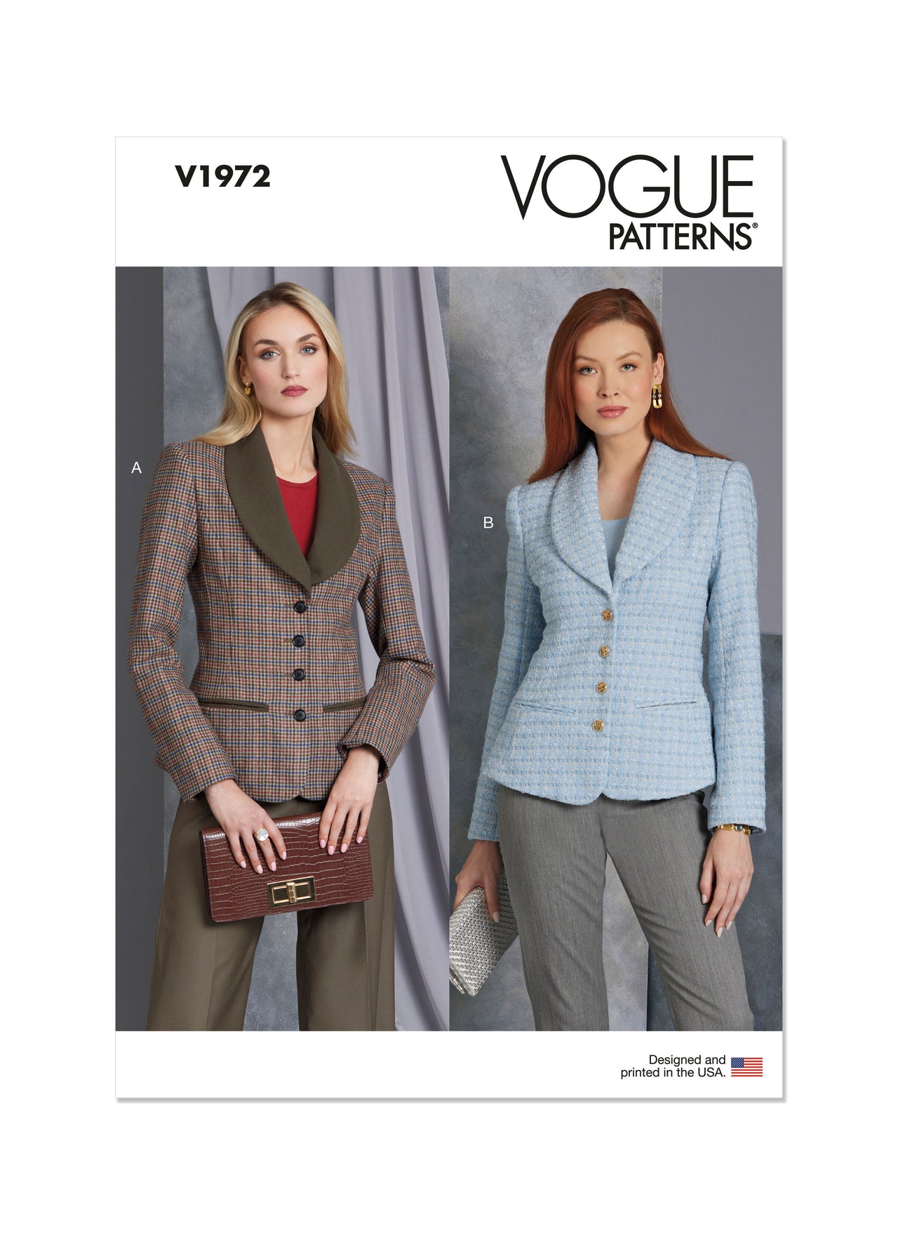 Vogue Sewing Misses' Jacket V1972 - Sewing Pattern