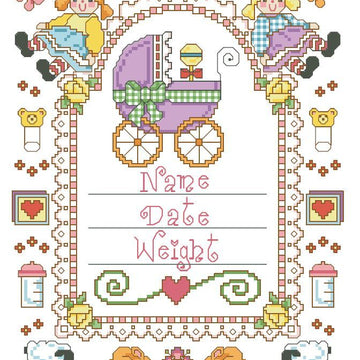 Baby Carriage Birth Record - PDF