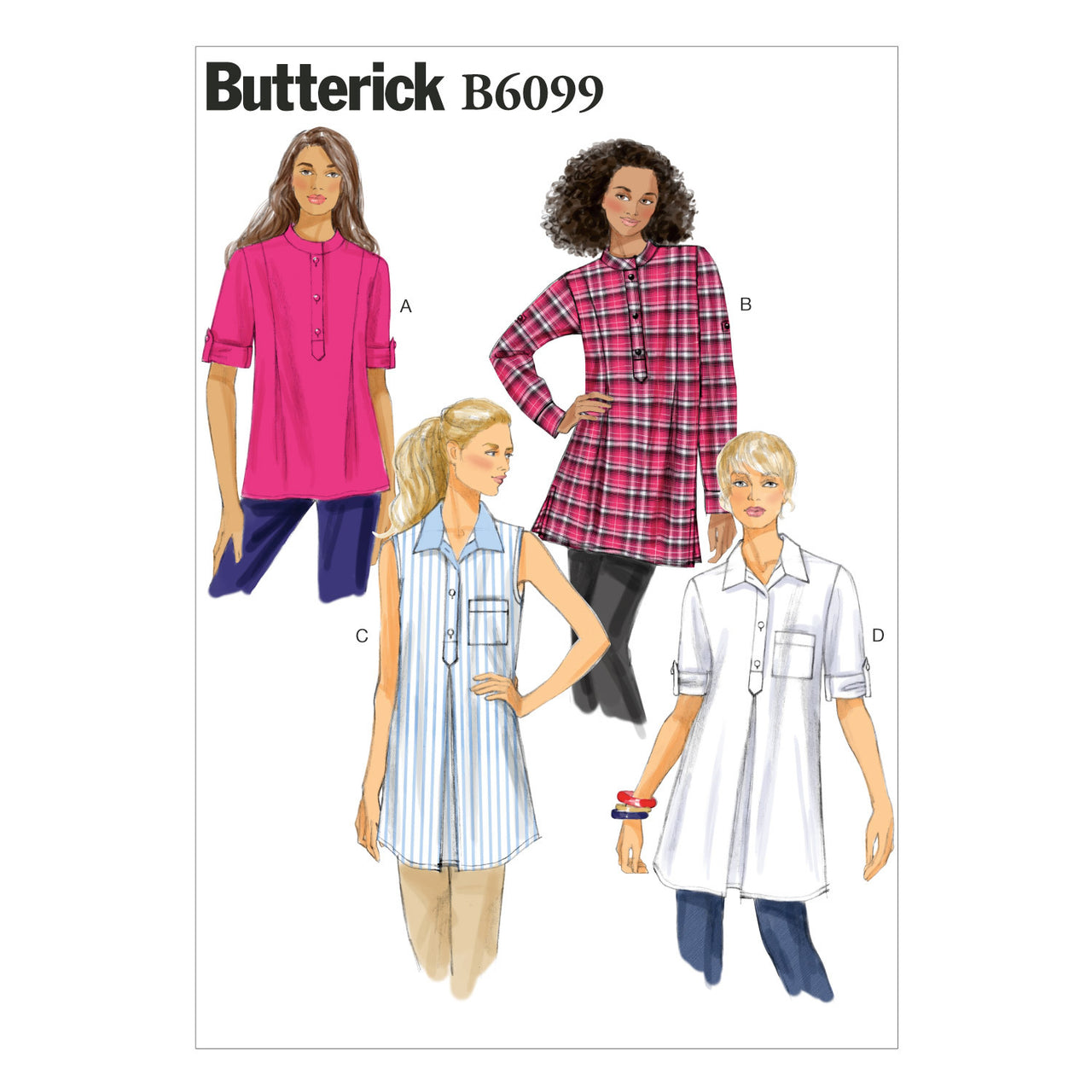 Butterick Misses' Tunic B6099 - Sewing Pattern