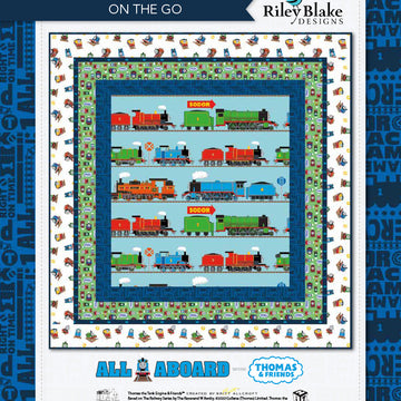 Riley Blake On The Go - All Aboard - Downloadable PDF