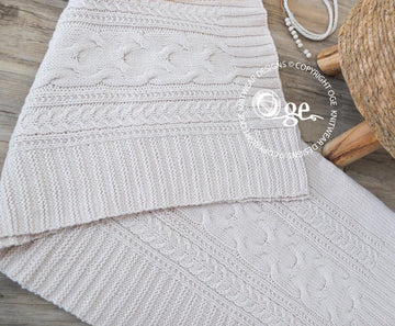 Kabel Treasure Blanket and Baby Bootees - P100