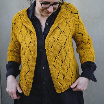 Diamond cotton cardigan