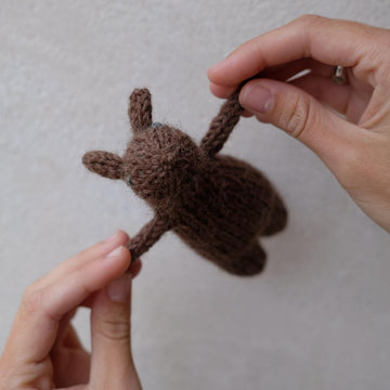 Hand-Knitted Petite Souris