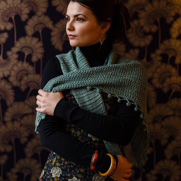 Pom-Pom Shawl