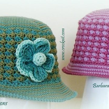 Crochet Hat RIPPLE (USA - American)