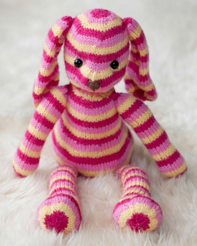 Hop Along Bunny in Red Heart With Love Solids - LW3095