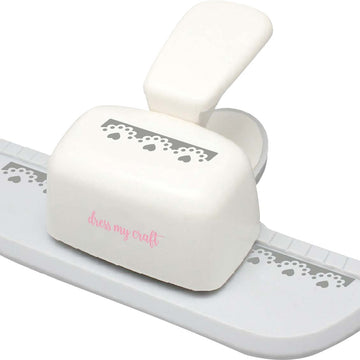 Dress My Craft Paper Punch - Dotted Heart Border Punch