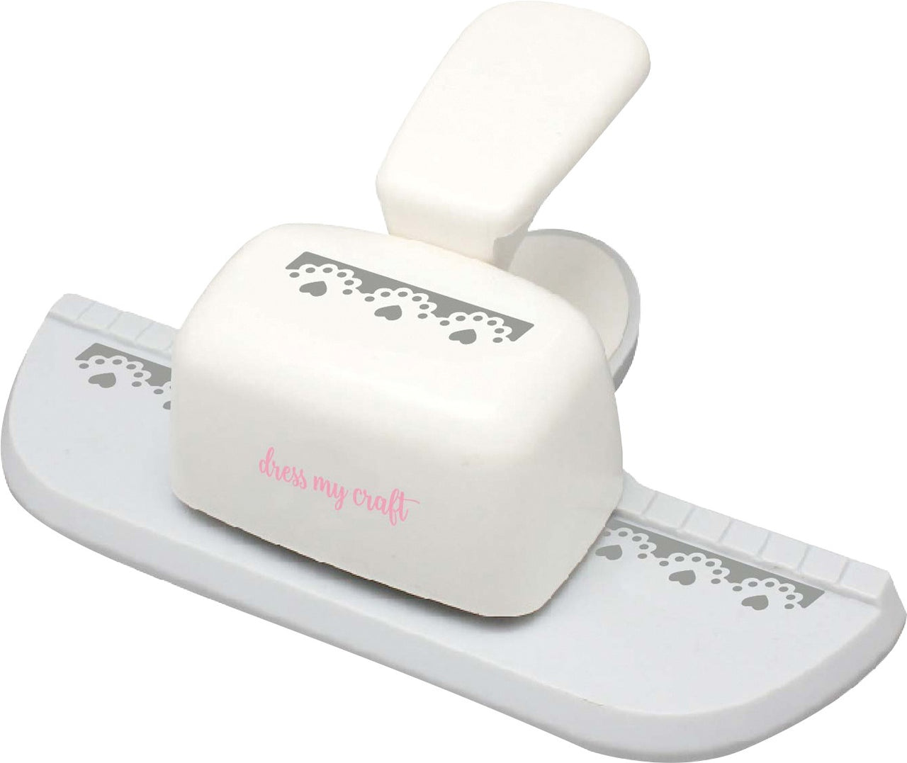 Dress My Craft Paper Punch - Dotted Heart Border Punch