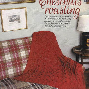Diamond Twist Cable Throw