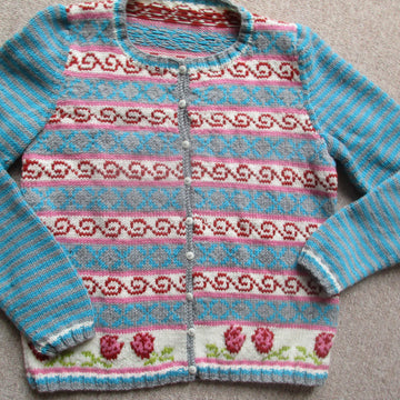 Rose Fairisle Cardigan