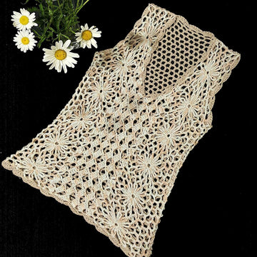 Peach Cream Lace Top