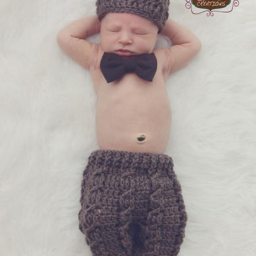 Cable Cross Baby Pants or Shorties