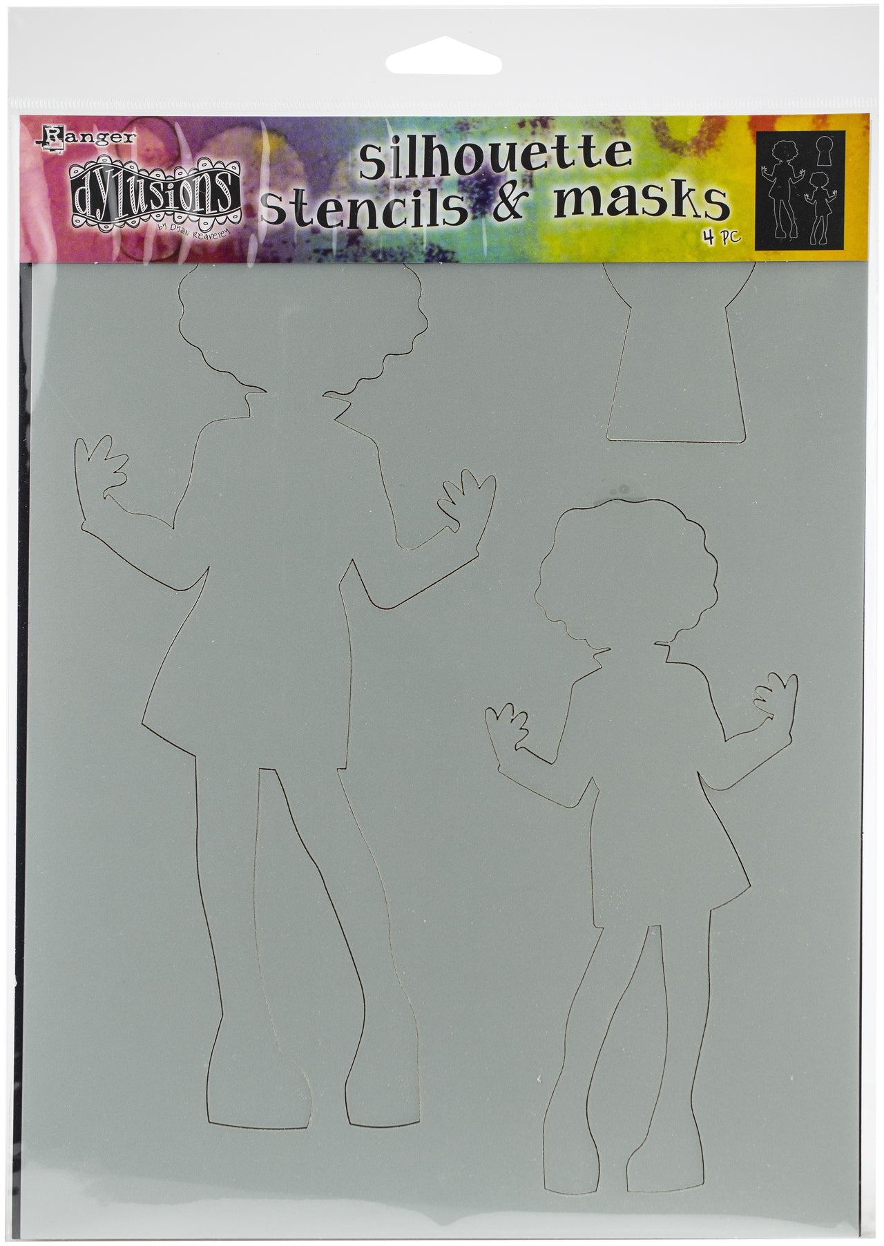 Ranger Dyan Reaveley's Dylusions Stencils & Masks 5"X8" - Maisie