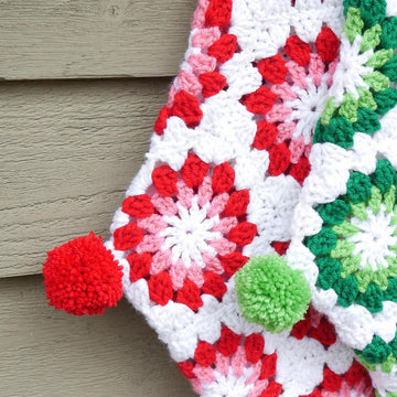 Wintermint Hexagon Stocking