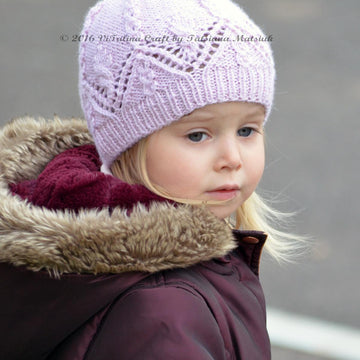Lace Charm Hat and Cowl Set
