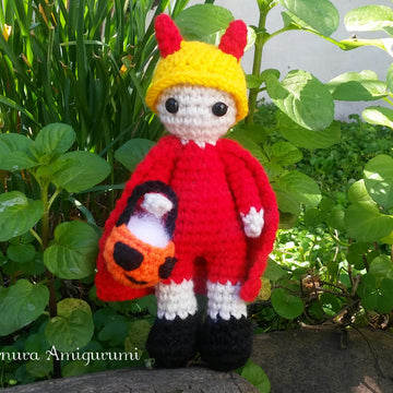 Crochet pattern Halloween devil