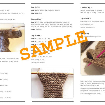 Easy teddy bear knitting pattern