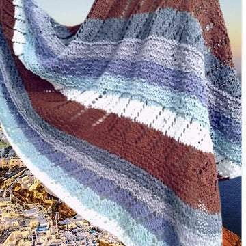 Mykonos Island Shawl