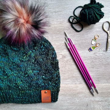 Peacock Eye Beanie Hat Pattern