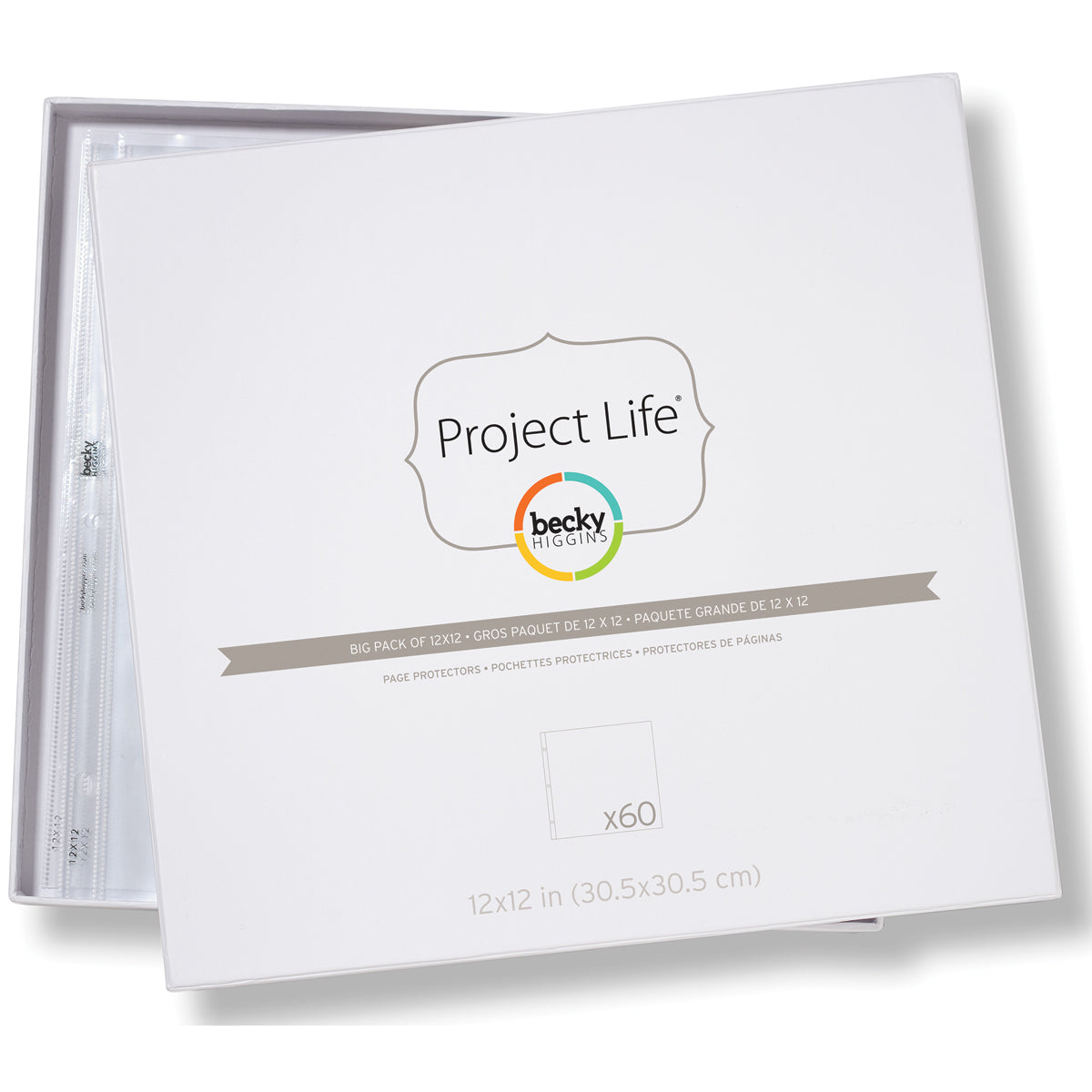American Crafts Project Life Page Protectors 12"X12" 60/Pkg - 040146