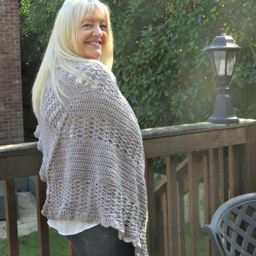 Simply Iris Shawl