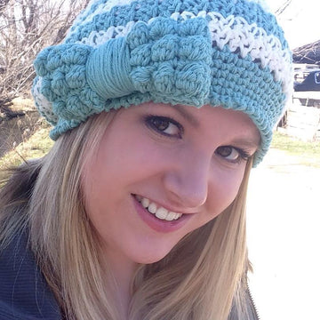 Bella Slouch with Bobble Bow