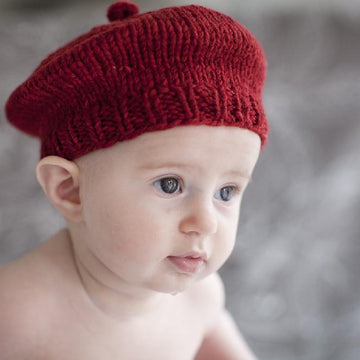 Windmill Beret in Aran
