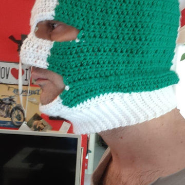 Crocheted Kneecap Balaclava
