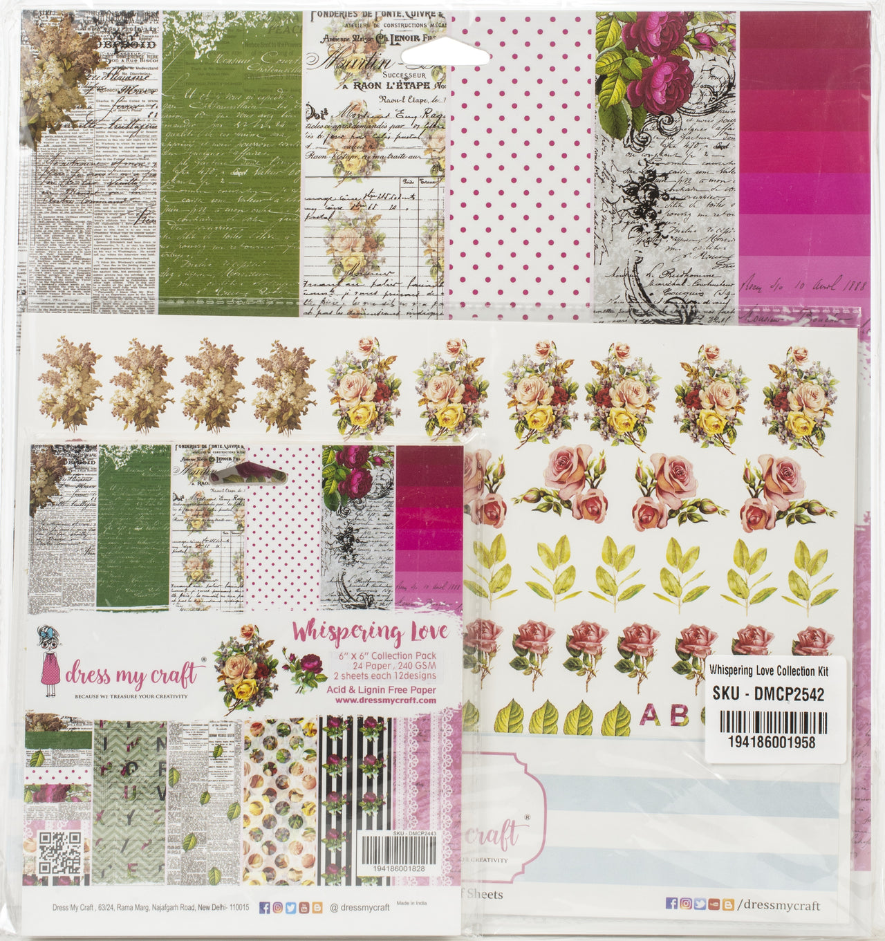 Dress My Crafts Collection Kit - Whispering Love