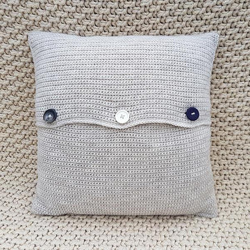 CROCHET Cushion Cover - Fuchsia