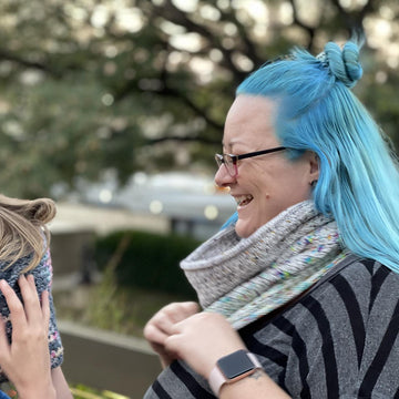 Dancing Rainbows Cowl