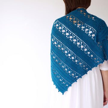 Florence triangular shawl