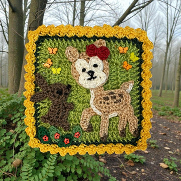 Granny Square Fawn Crochet