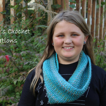 Woven Herringbones Infinity Scarf