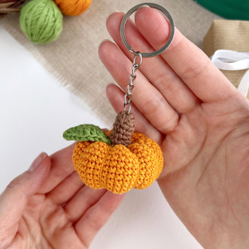 Halloween bundle crochet pattern, Bat Ghost Pumpkin Spider Cat Witch hat Cauldron Broom Mushrooms Amigurumi keyring Halloween ornament