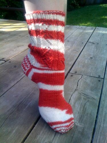 Peppermint Stick Socks