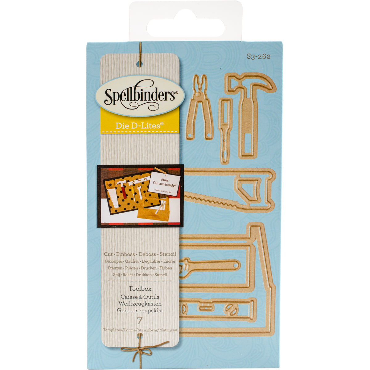 Spellbinders Shapeabilities Die D-Lites - Toolbox