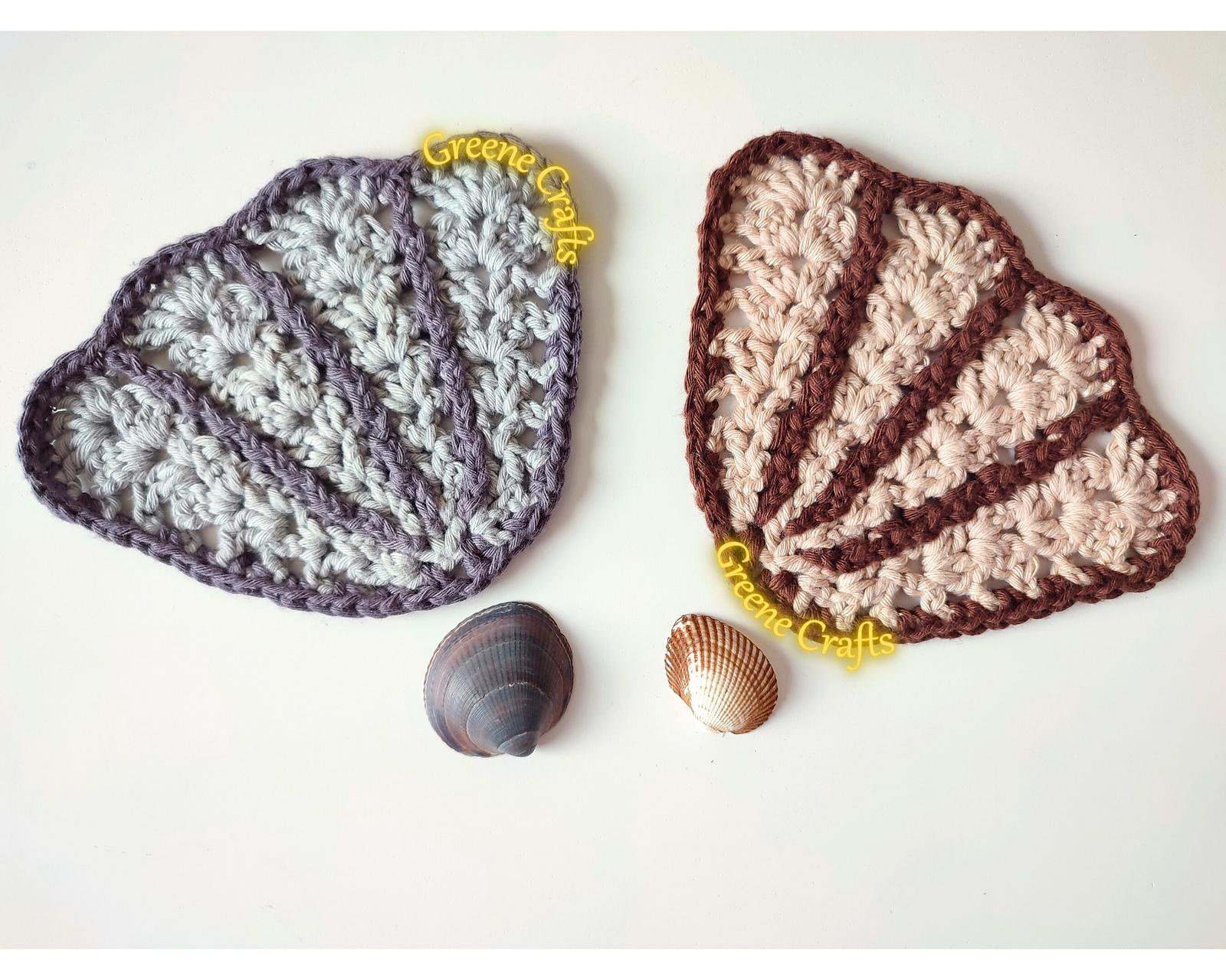 Scallop Coasters or Applique - Summer Crochet Pattern