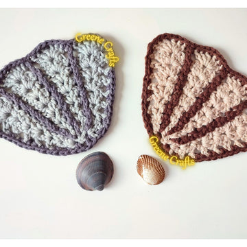 Scallop Coasters or Applique - Summer Crochet Pattern