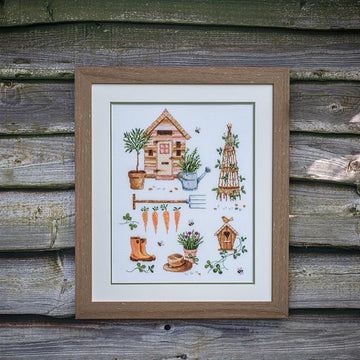 Vervaco Counted Cross Stitch Kit Garden Cross Stitch Kit - 33cm X 43cm/13.2in X 17.2in