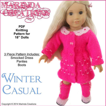 Winter Casual for AG and 18'' Dolls