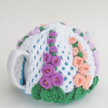 Hollyhock Tea Cosy Knitting Pattern